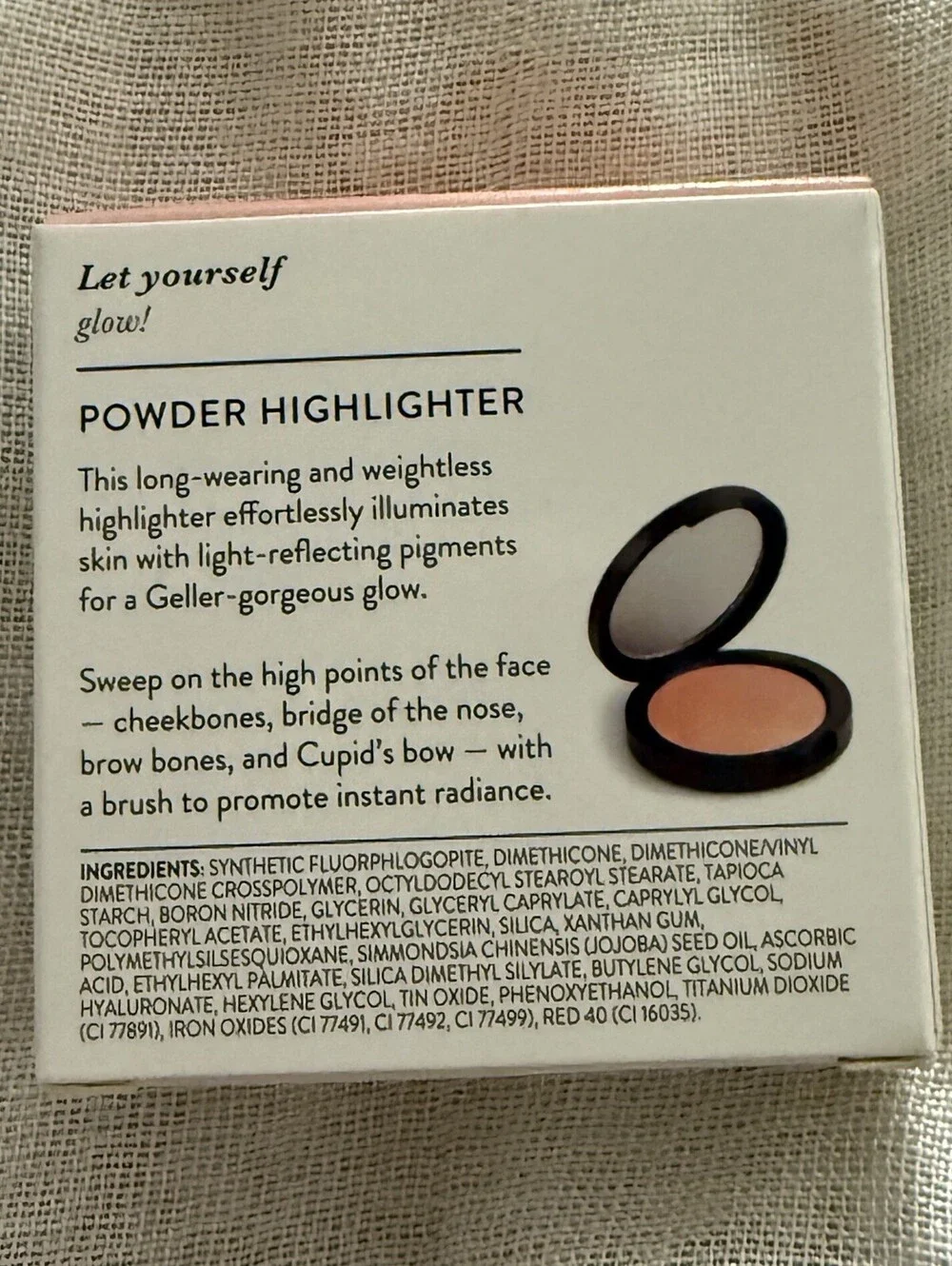Laura Geller Easy Illuminating Powder Highlighter Rose Gold 0.12 oz 3.5g NIB